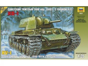 model_zvezda_sovetskiy_tank_kv-1_mod_1940g_1_35_3624